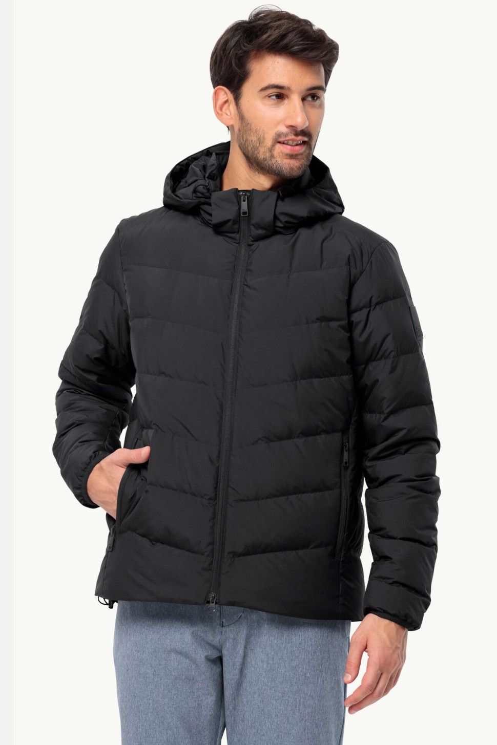 Куртка чоловіча Jack Wolfskin COLONIUS JKT M чорна 1207431-6000 — фото 2