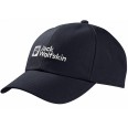 Бейсболка Jack Wolfskin BASEBALL CAP темно-синяя 1900675-1010