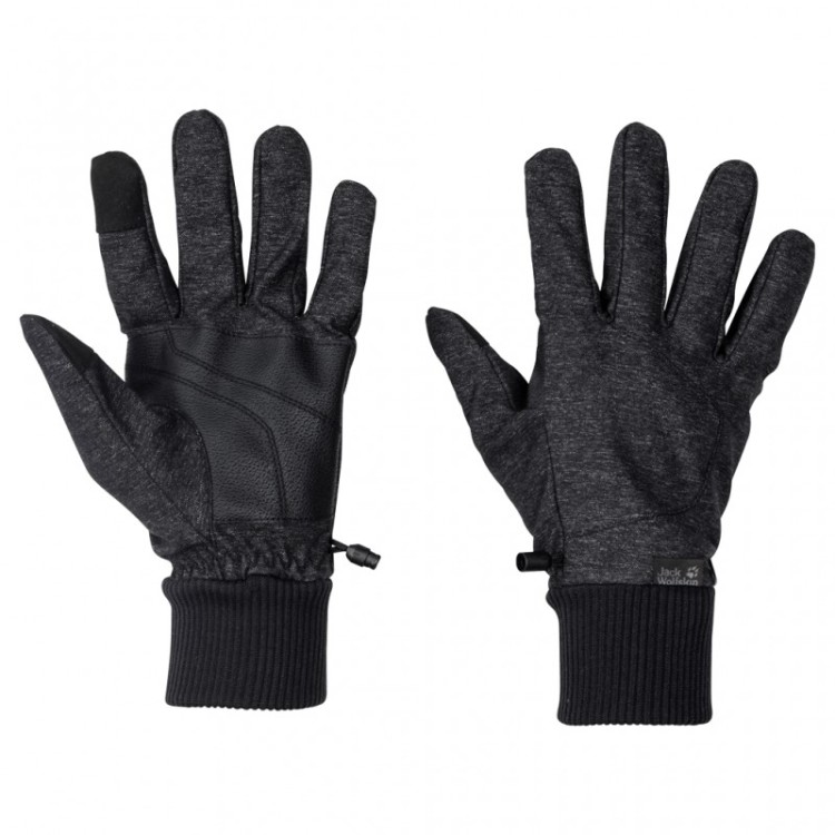 Перчатки Jack Wolfskin черные 1907871-6000 изображение 1