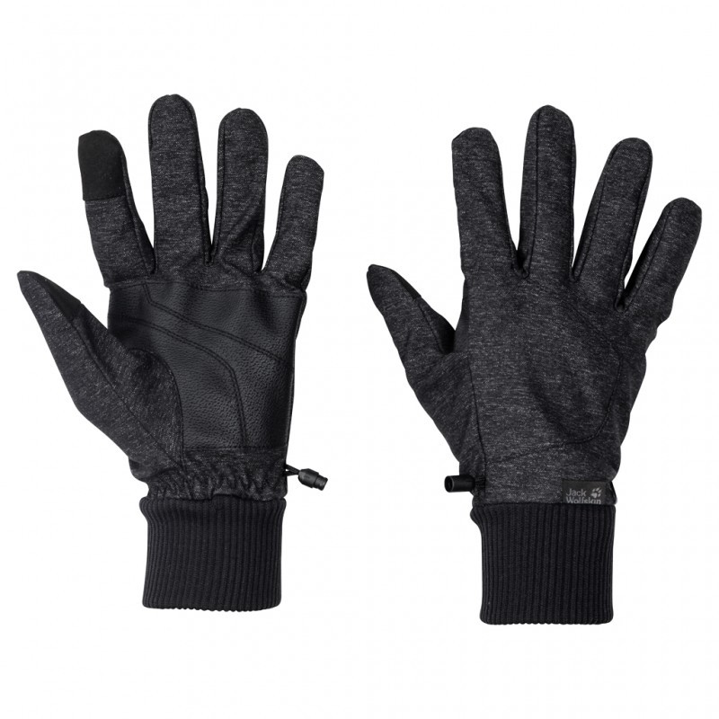 Перчатки Jack Wolfskin черные 1907871-6000 изображение 1