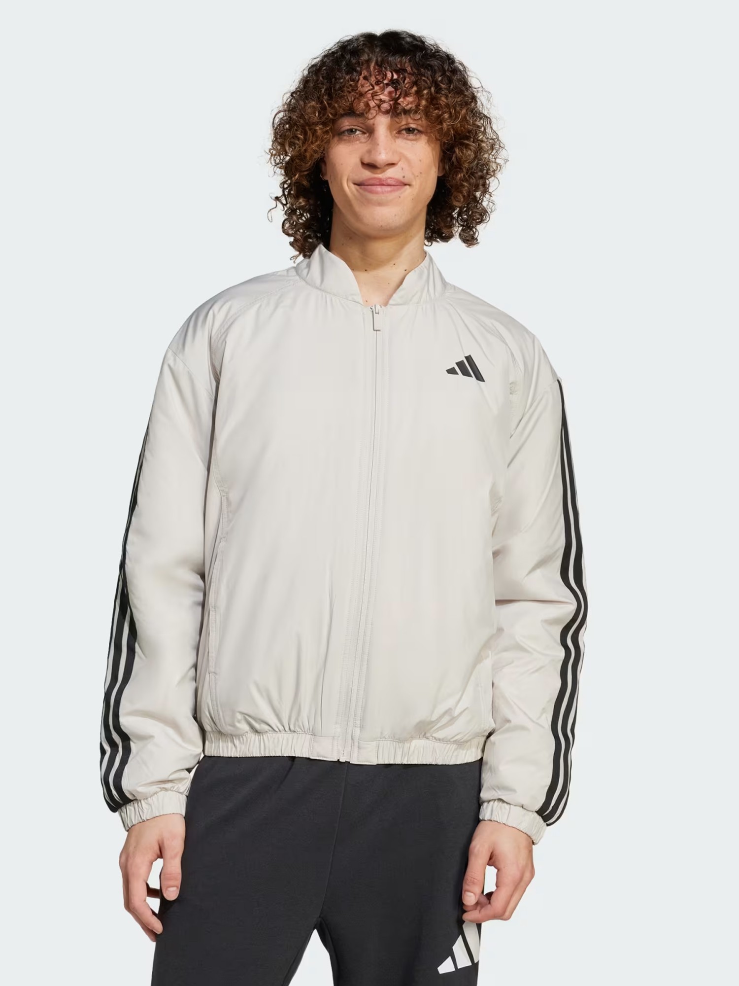 Куртка чоловіча Adidas ESS 3S INS B J бежева JD1293 изображение 2