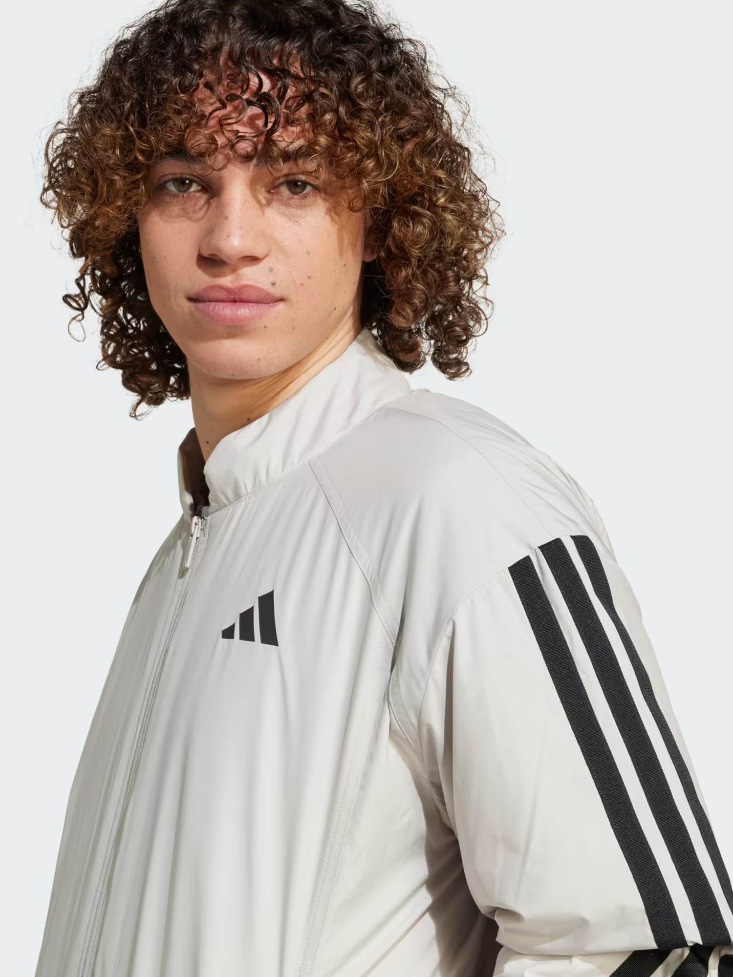 Куртка чоловіча Adidas ESS 3S INS B J бежева JD1293 изображение 5