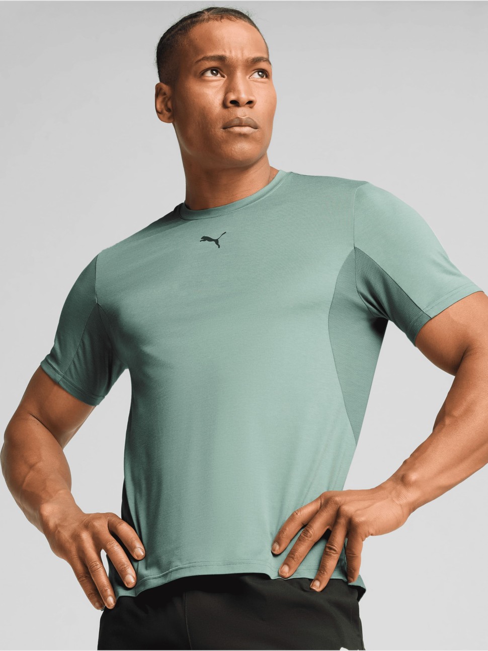 Футболка чоловіча Puma CLOUDSPUN SOFT BREATHABLE T зелена 52671230 — фото 2