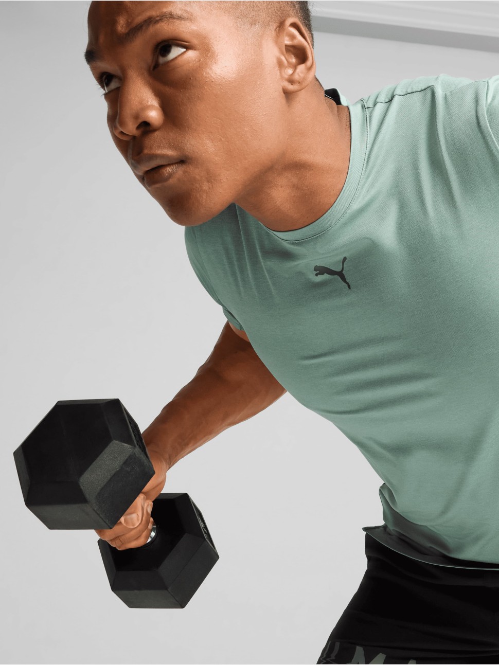 Футболка чоловіча Puma CLOUDSPUN SOFT BREATHABLE T зелена 52671230 — фото 4