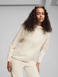 Ветровка женская Puma Ess Regular Windbreaker бежевая 68513387 изображение 2