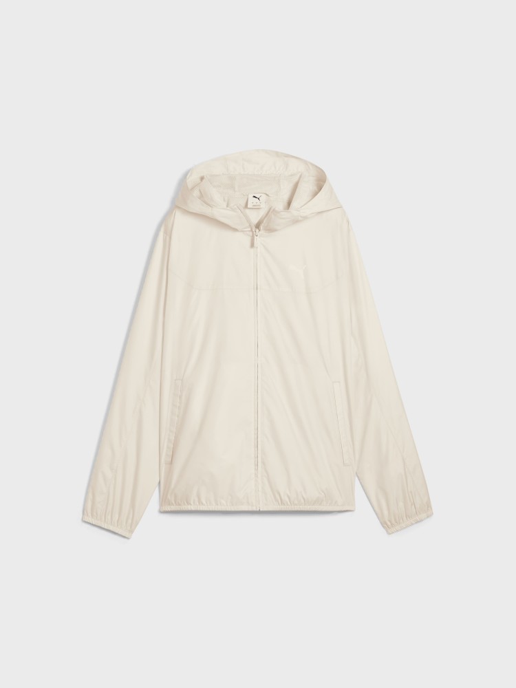 Ветровка женская Puma Ess Regular Windbreaker бежевая 68513387 изображение 7