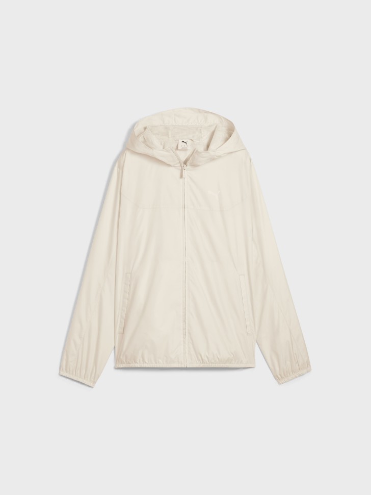 Ветровка женская Puma Ess Regular Windbreaker бежевая 68513387 изображение 7