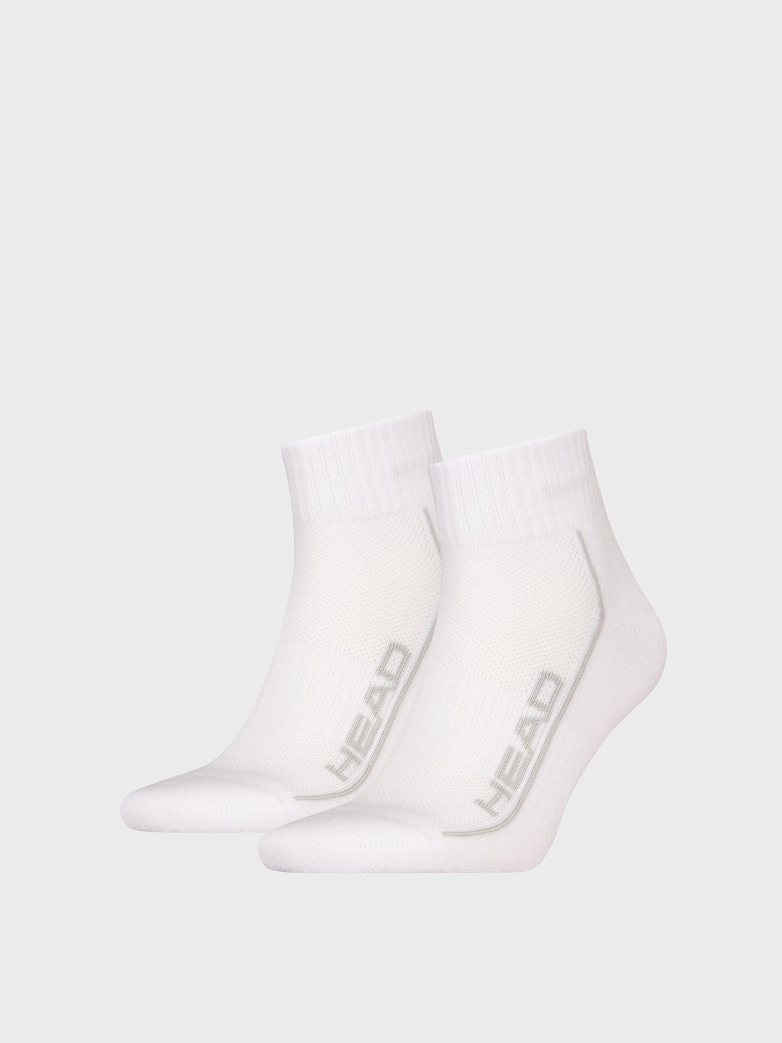 Шкарпетки унісекс HEAD ALL SPORTS PERFORMANCE QUARTER 2P білі 701229022002 изображение 2