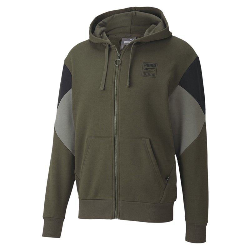 Толстовка мужская Puma хаки 58349670 — Sport City Толстовка мужская Puma хаки 58349670