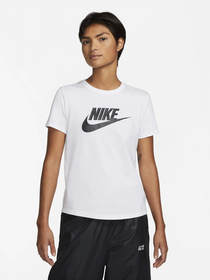 Футболка жіноча Nike W NSW CLUB SS TEE ICN FTRA біла DX7906-100 изображение 2