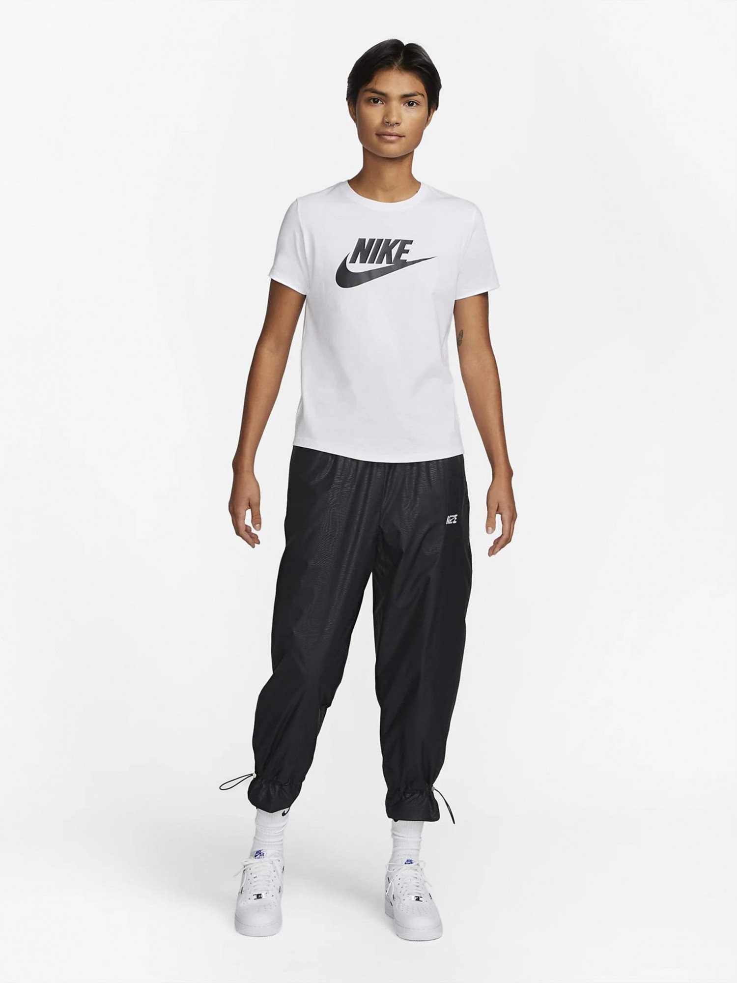 Футболка женская Nike W NSW CLUB SS TEE ICN FTRA белая DX7906-100 изображение 5
