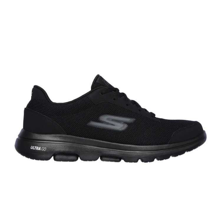 Кроссовки мужские Skechers Go Walk 5 Demitasse черные 55519 BBK           
            изображение 2