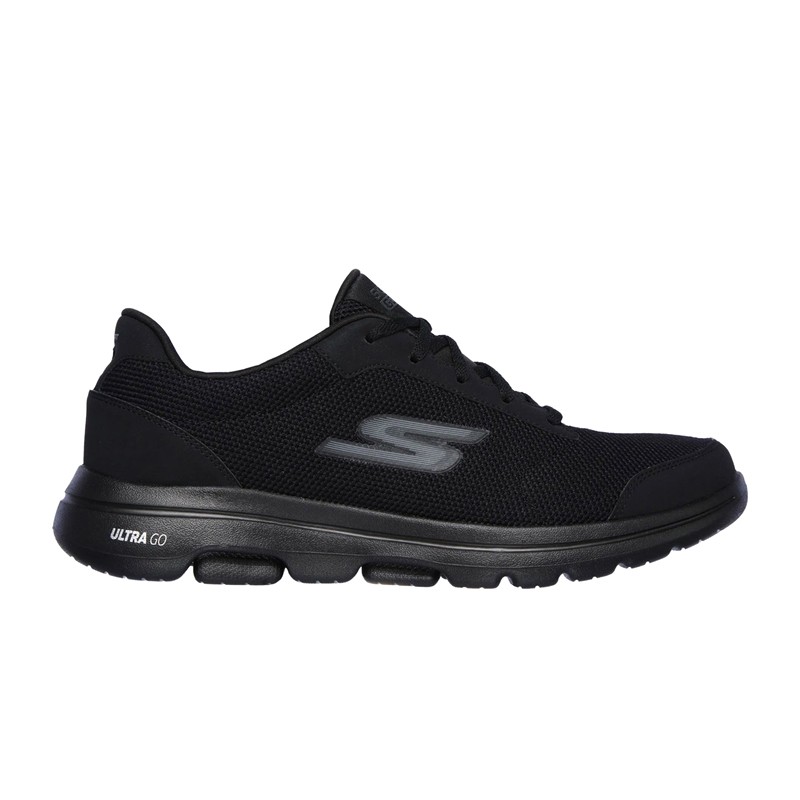 Кроссовки мужские Skechers Go Walk 5 Demitasse черные 55519 BBK           
            изображение 2