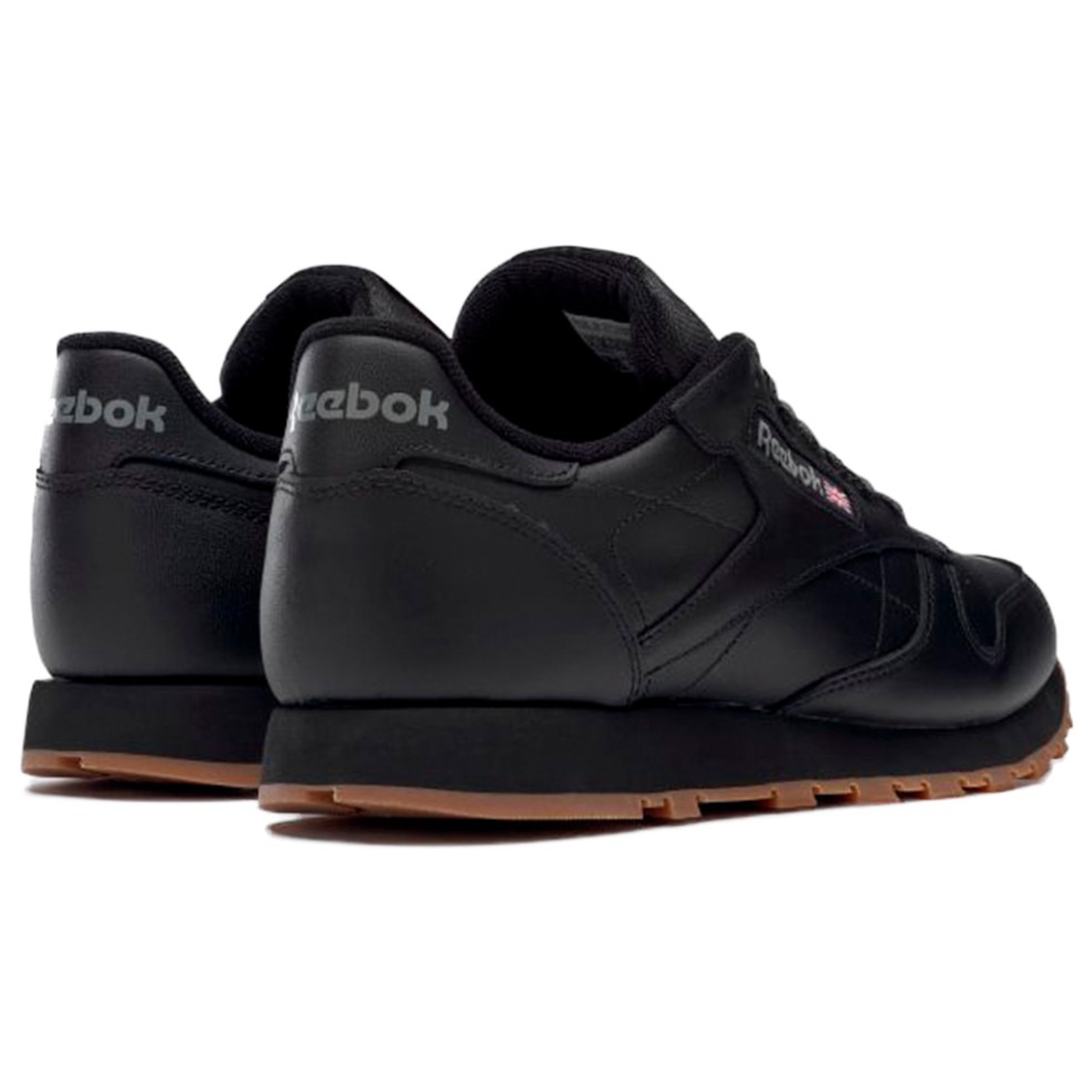 Кроссовки мужские Reebok Cl Lthr черные 49800 изображение 4