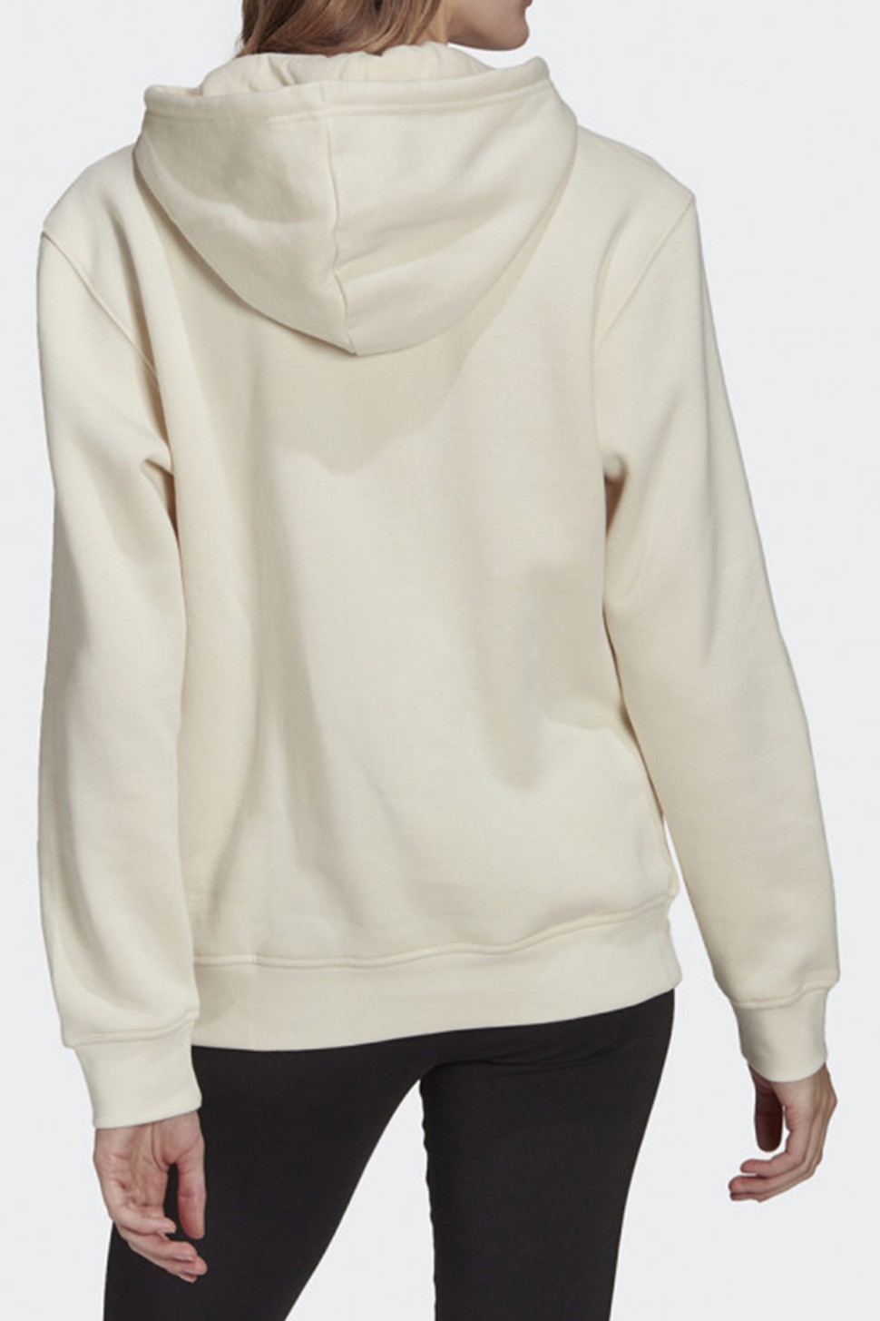 Толстовка жіноча Adidas Hoodie кремова H34729  — фото 3