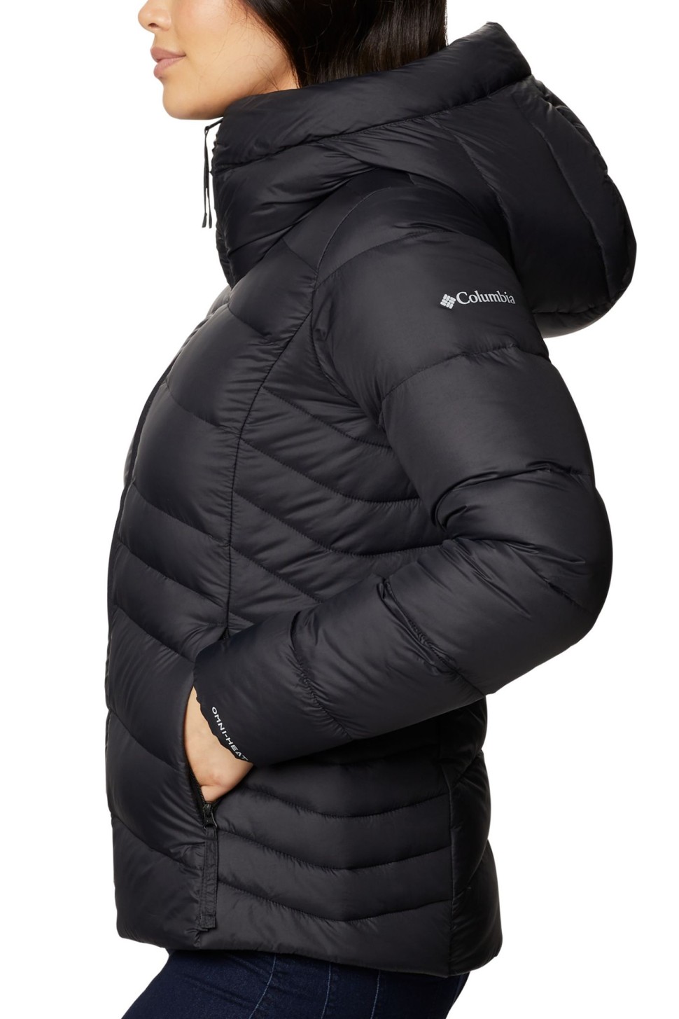 Куртка жіноча Columbia AUTUMN PARK™ DOWN HOODED JACKET чорна 1909231-010 — фото 2