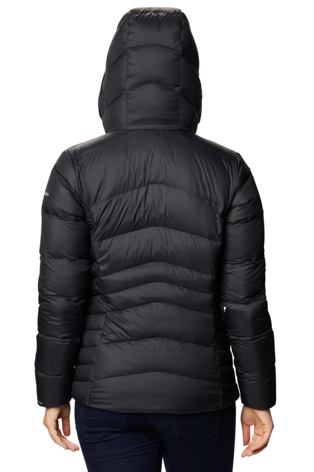  Куртка женская пуховая Columbia AUTUMN PARK™ DOWN HOODED JACKET черная 1909231-010  изображение 4