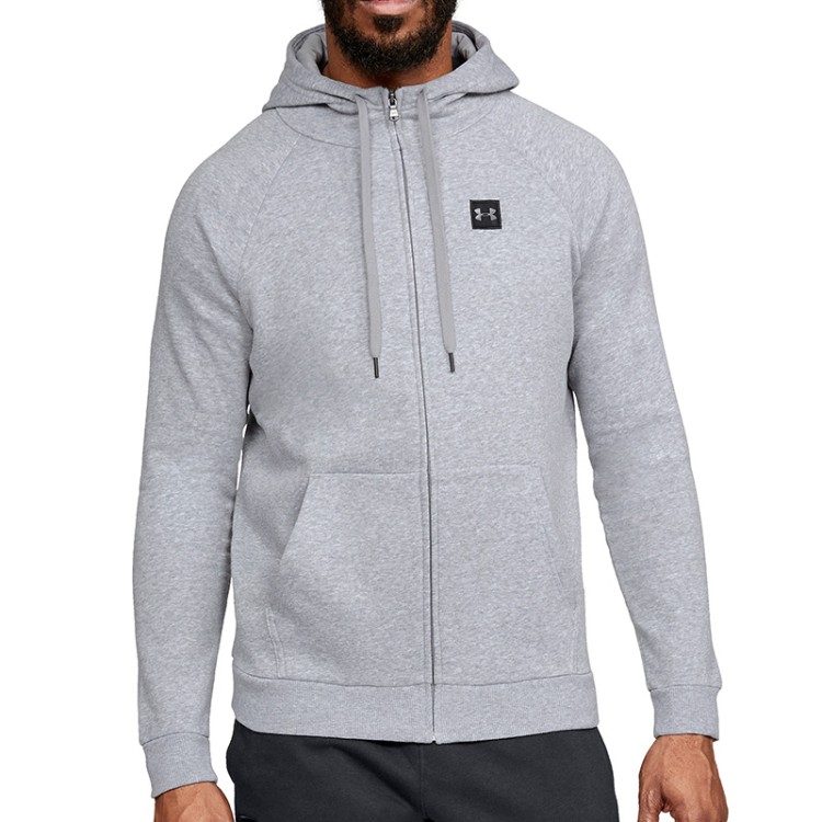 Толстовка мужская Under Armour RIVAL FLEECE FZ серая 1320737-036 изображение 2