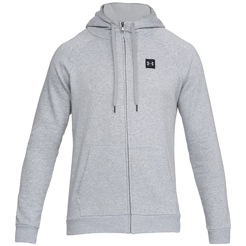 Толстовка мужская Under Armour RIVAL FLEECE FZ серая 1320737-036