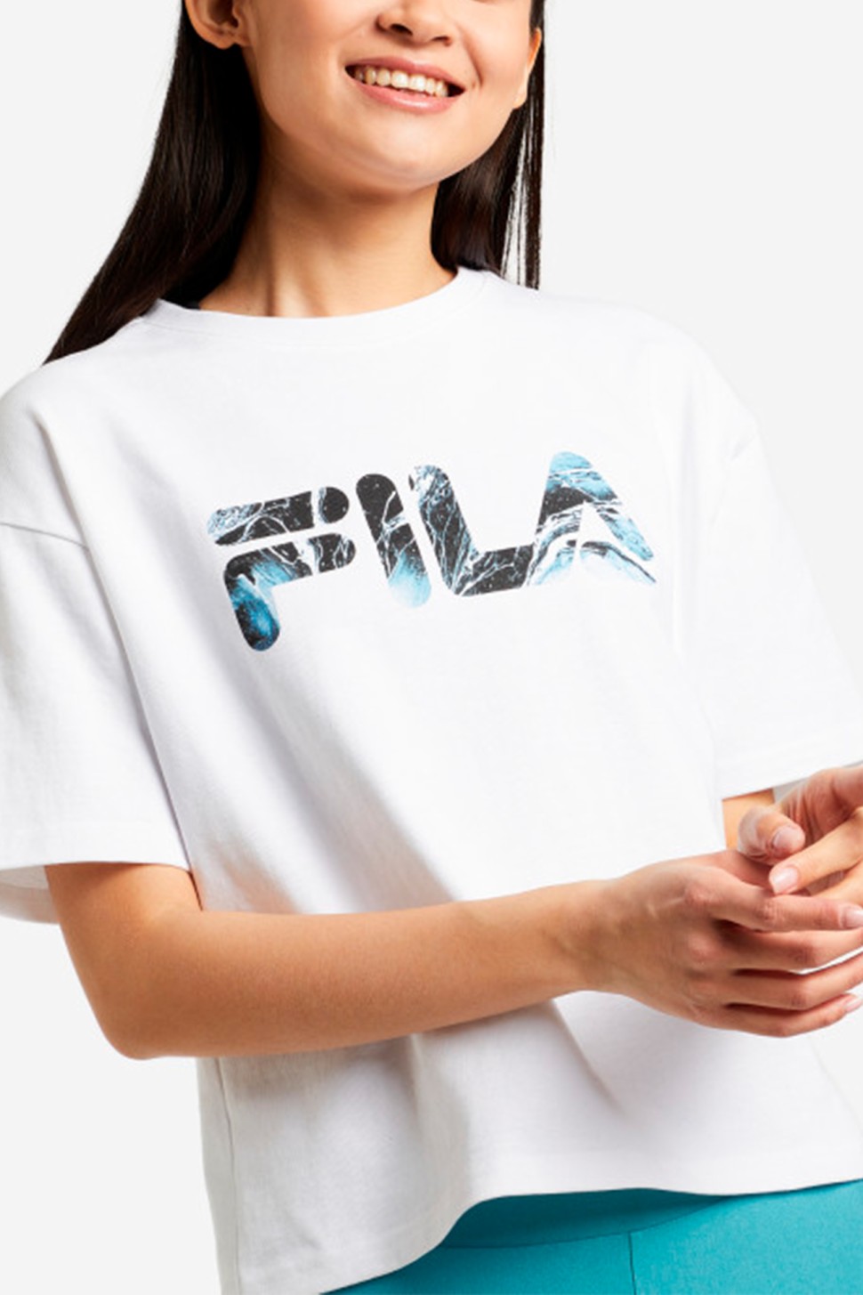 Футболка жіноча Fila біла 107909-00 — фото 2