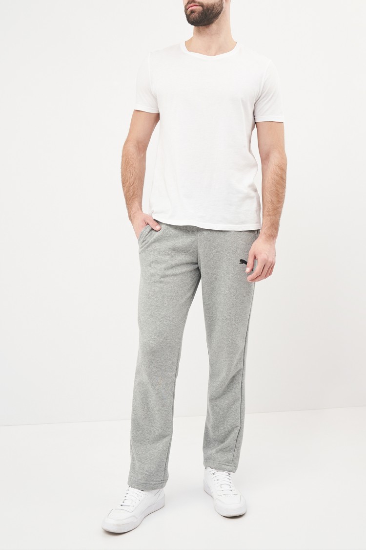Брюки мужские Puma ESS Logo Pants серые 58672053 изображение 2