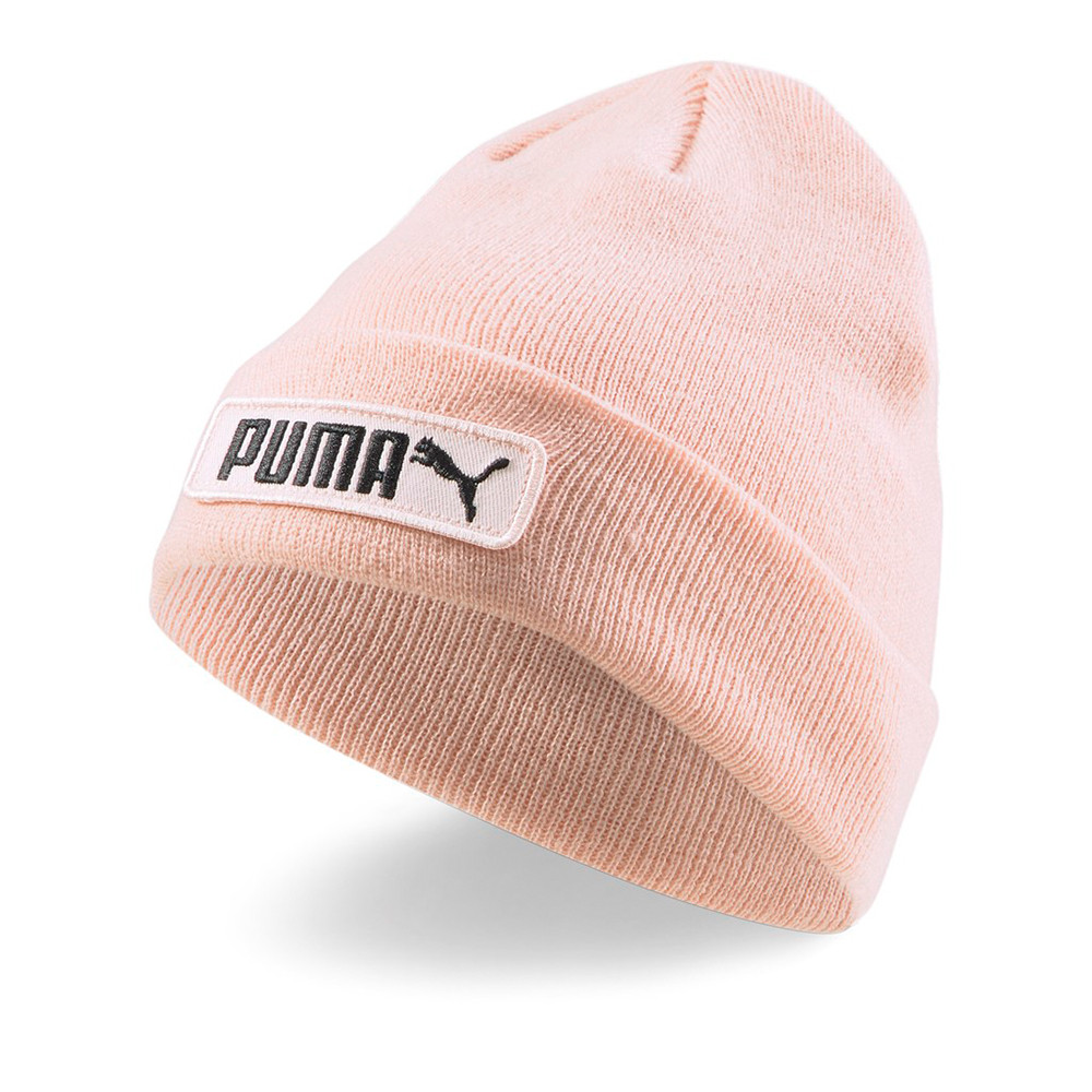 Шапка Puma PUMA Classic Cuff Beanie розовая 02343407 изображение 1