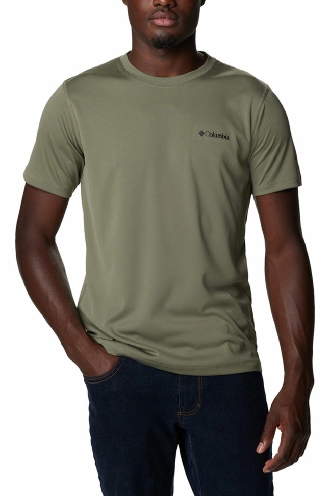 Футболка чоловіча Columbia Zero Rules ™ Short Sleeve Shirt зелена 1533313-397 изображение 2