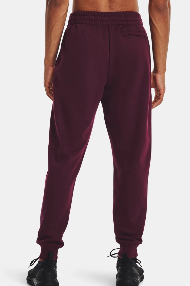 Брюки мужские Under Armour UA Rival Fleece Joggers бордовые 1379774-600 изображение 3