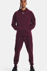 Брюки мужские Under Armour UA Rival Fleece Joggers бордовые 1379774-600 изображение 4