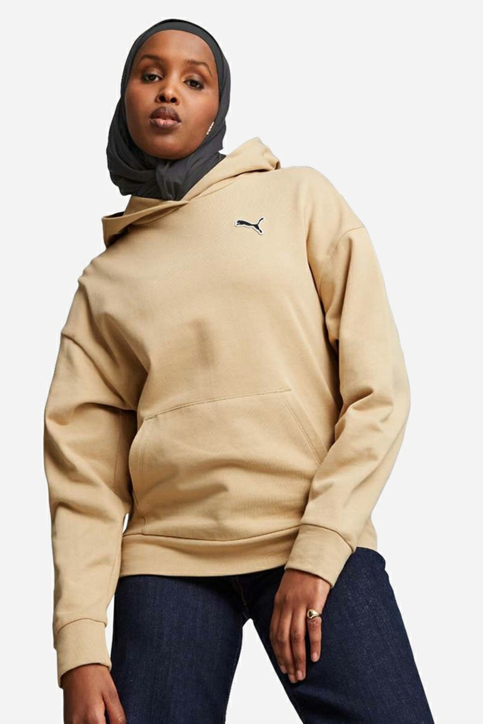 Толстовка жіноча Puma BETTER ESSENTIALS Hoodie FL бежева 67680484 — фото 2