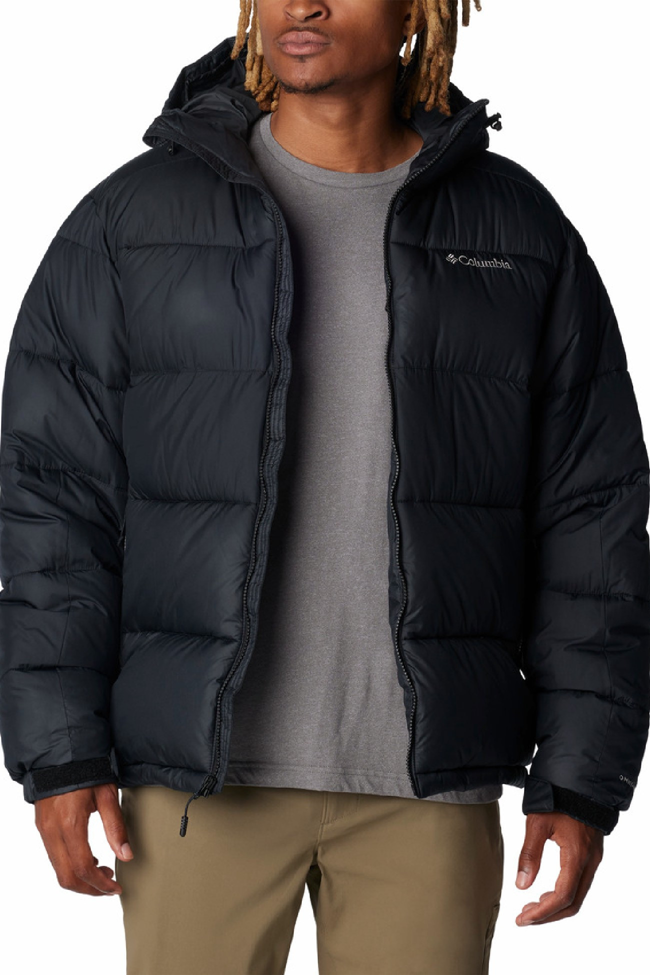 Куртка чоловіча Columbia Pike Lake™ II Hooded Jacket чорна 2050931-010 изображение 7
