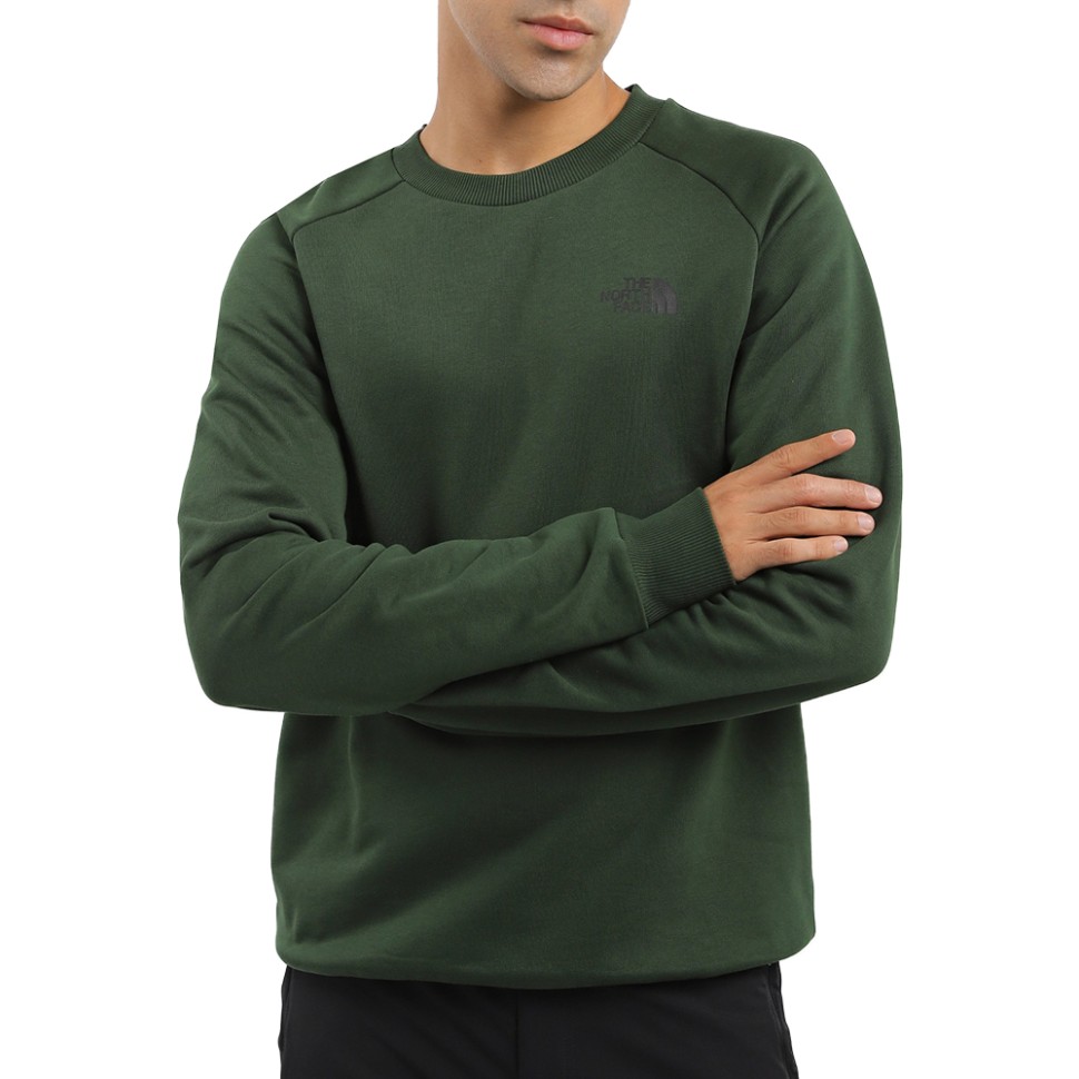 Світшот чоловічий The North Face M RAGLAN REDBOX зелений NF0A4SZ9I0P1 — фото 1