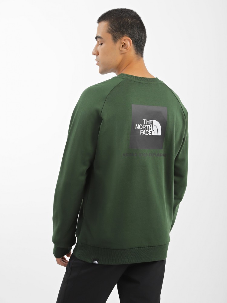 Світшот чоловічий The North Face M RAGLAN REDBOX зелений NF0A4SZ9I0P1 изображение 4