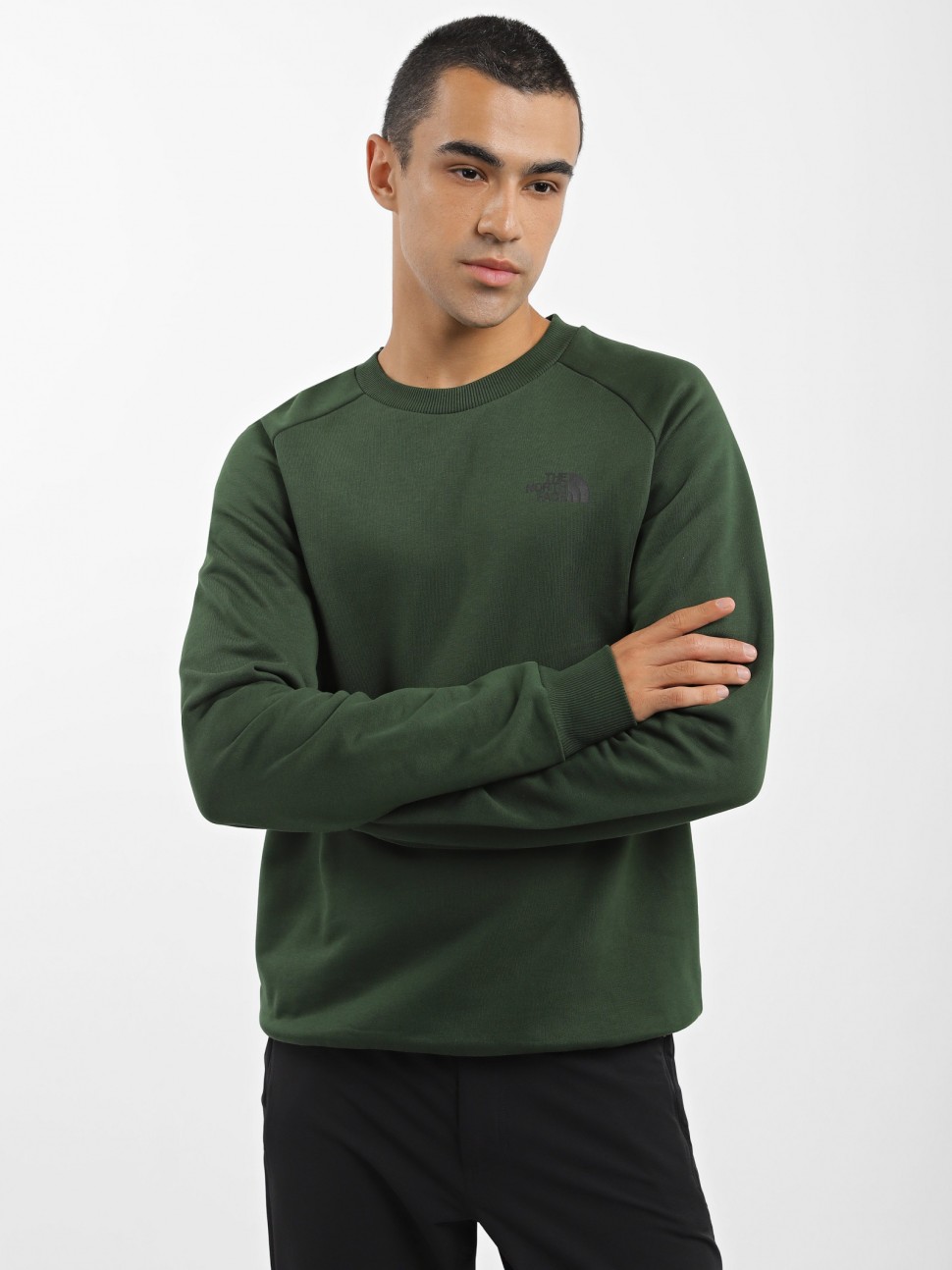 Світшот чоловічий The North Face M RAGLAN REDBOX зелений NF0A4SZ9I0P1 — фото 2