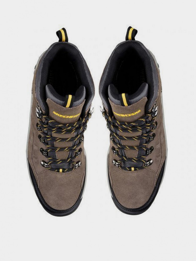 Ботинки мужские Skechers RELMENT - PELMO коричневые 64869 KHK изображение 4