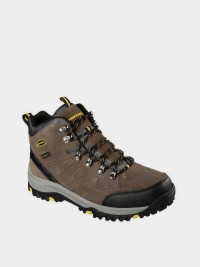 Ботинки мужские Skechers RELMENT - PELMO коричневые 64869 KHK изображение 5
