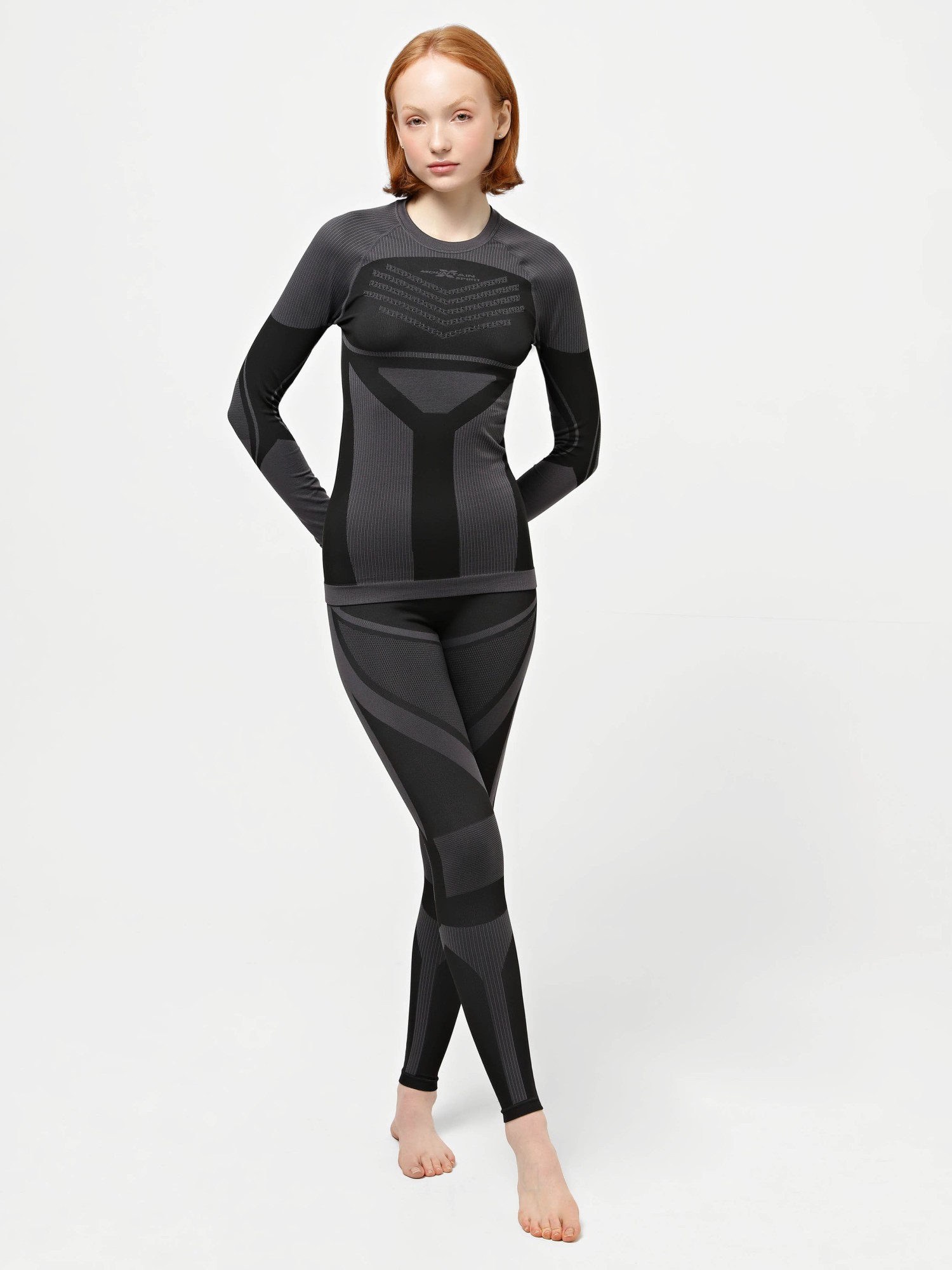 Термобелье женское Mountain черное W9026-010 изображение 2