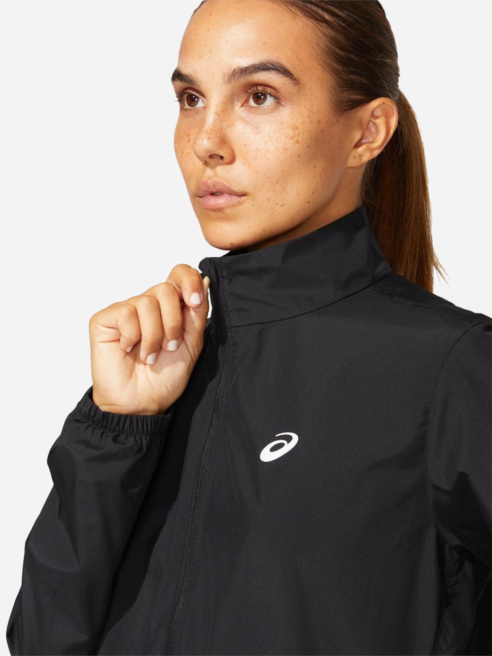 Вітрівка жіноча Asics CORE JACKET чорна 2012C341-001 — фото 4