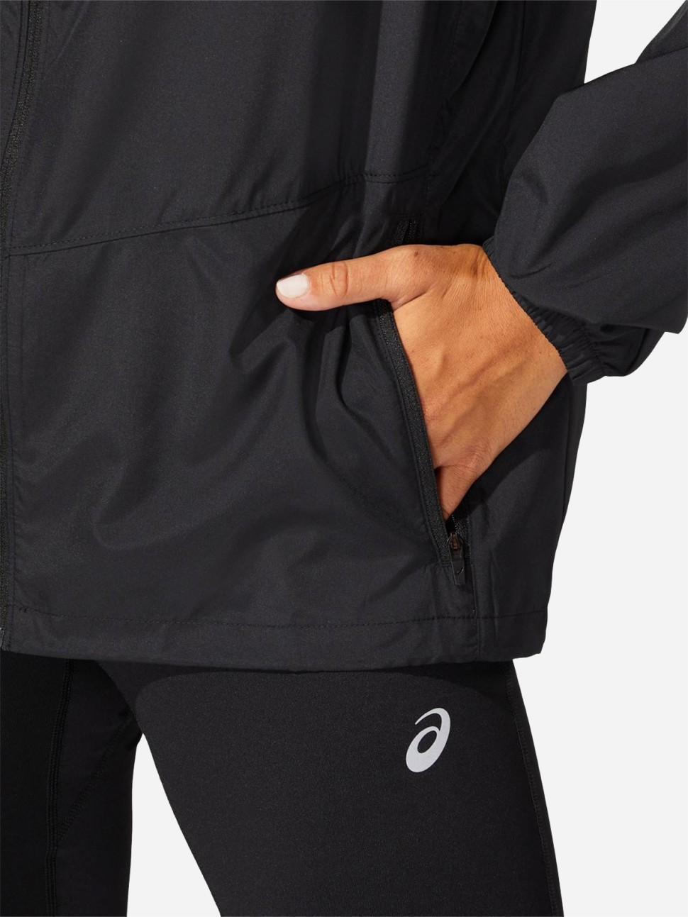 Вітрівка жіноча Asics CORE JACKET чорна 2012C341-001 — фото 5