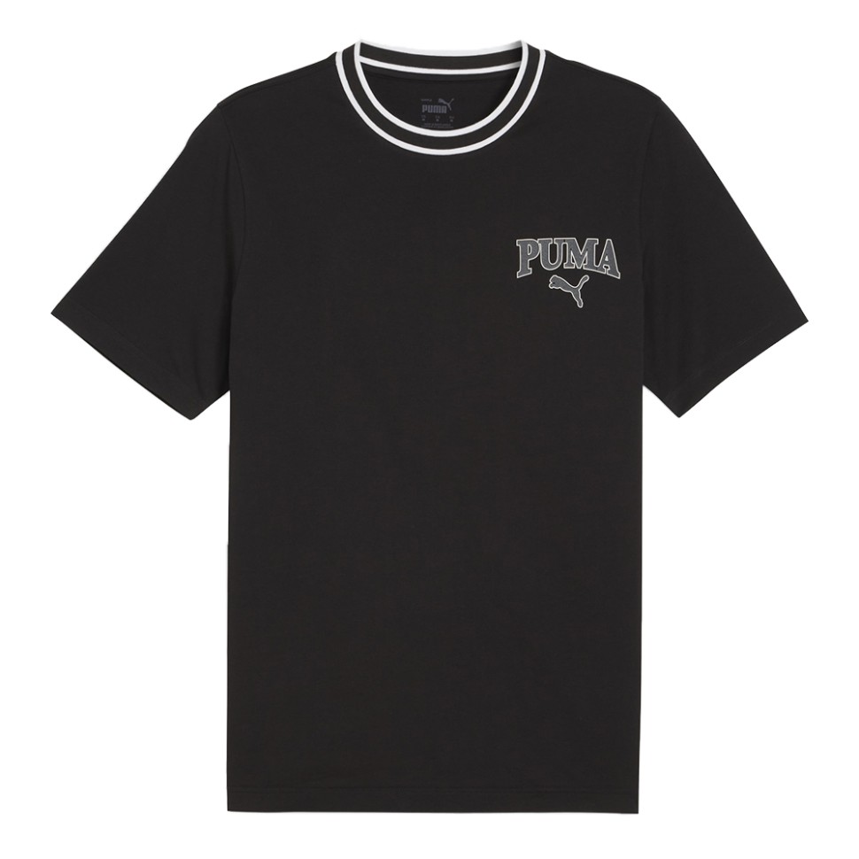 Футболка чоловіча Puma SQUAD Graphic Tee чорна 67896801 — фото 1