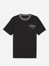 Футболка чоловіча Puma SQUAD Graphic Tee чорна 67896801 изображение 2