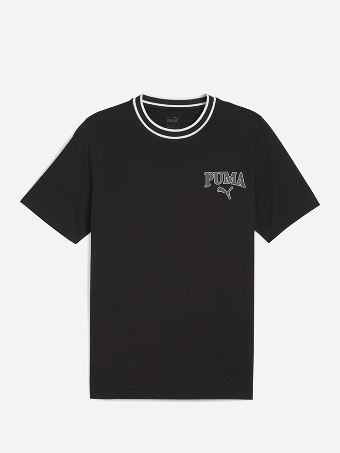 Футболка чоловіча Puma SQUAD Graphic Tee чорна 67896801 — фото 2