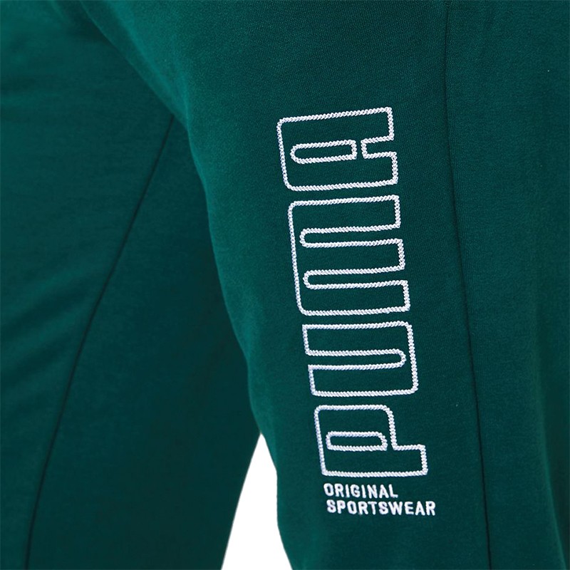 Брюки мужские Puma Athletics Pants зеленые 85414430 изображение 2