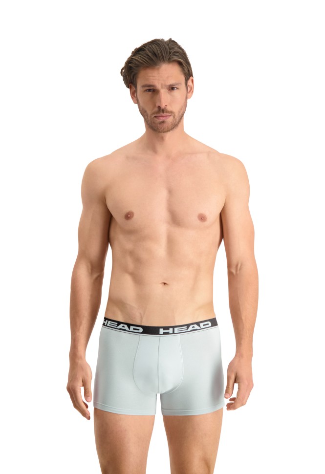Труси чоловічі HEAD BASIC BOXER 2P сірі 701202741012 изображение 5