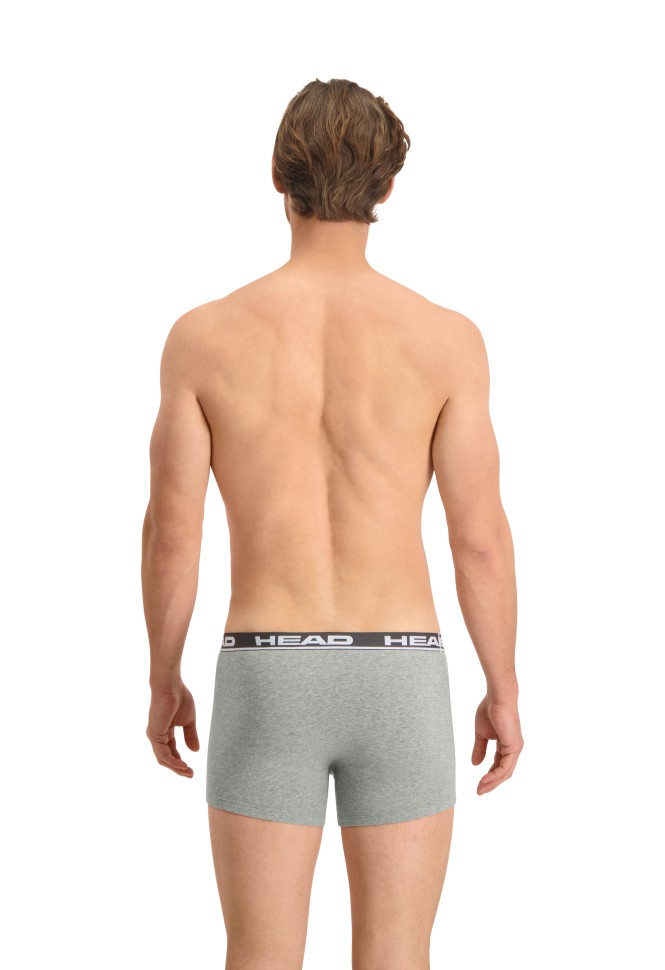 Труси чоловічі HEAD BASIC BOXER 2P сірі 701202741012 изображение 6