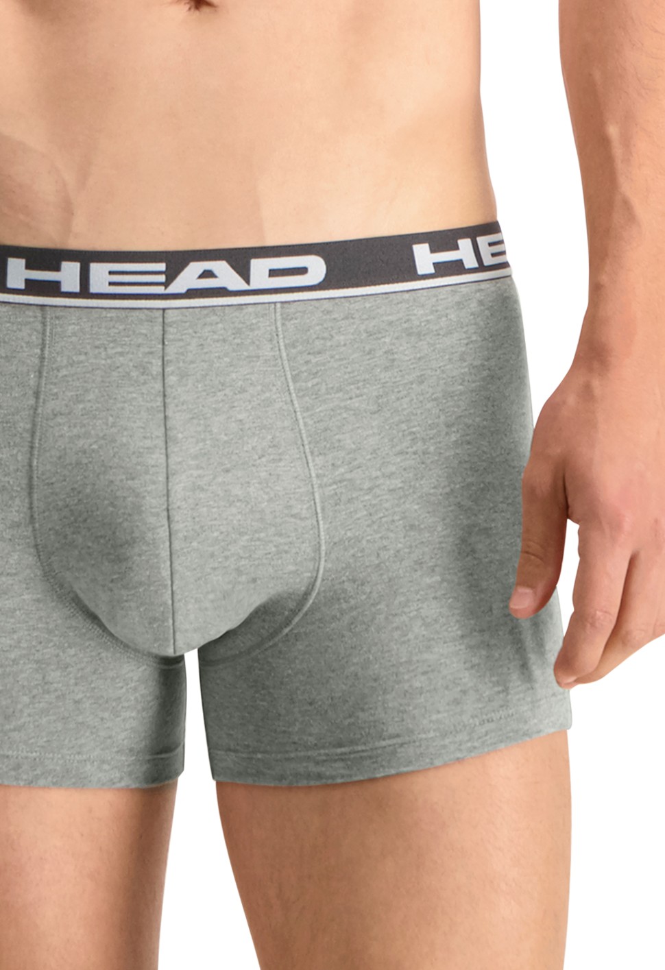Боксери чоловічі HEAD BASIC BOXER 2P сірі 701202741012 — фото 7