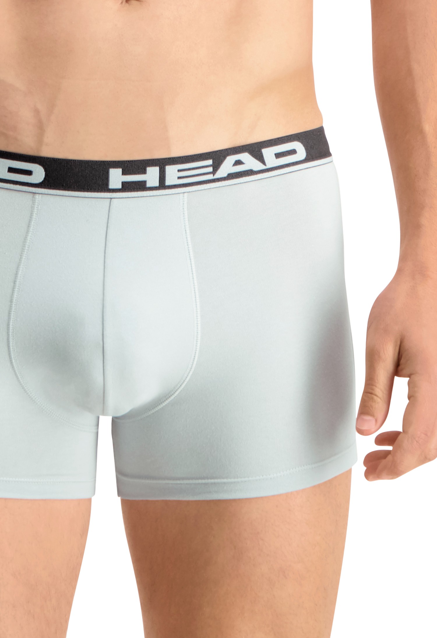 Боксери чоловічі HEAD BASIC BOXER 2P сірі 701202741012 изображение 8