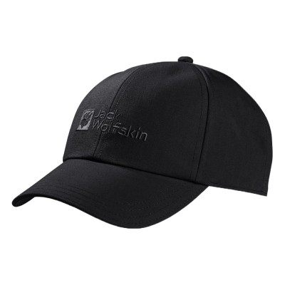 Бейсболка Jack Wolfskin BASEBALL CAP черная 1900675-6000