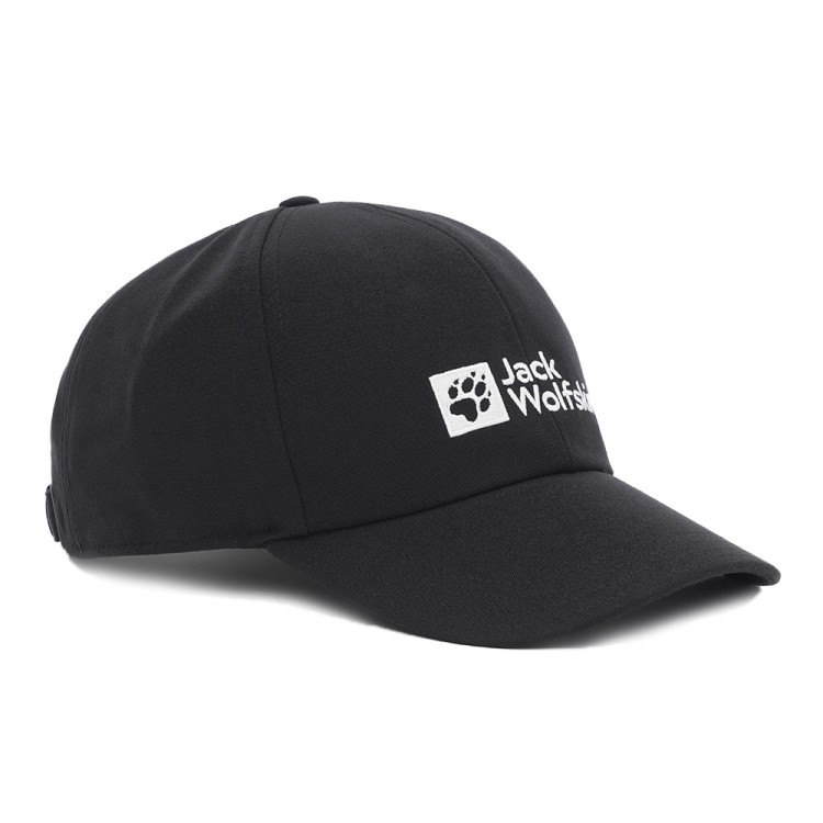 Бейсболка Jack Wolfskin BASEBALL CAP черная 1900675-6000 изображение 1