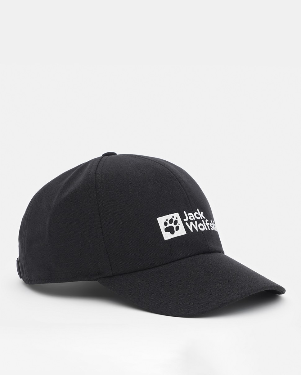 Бейсболка Jack Wolfskin BASEBALL CAP чорна 1900675-6000 — фото 2